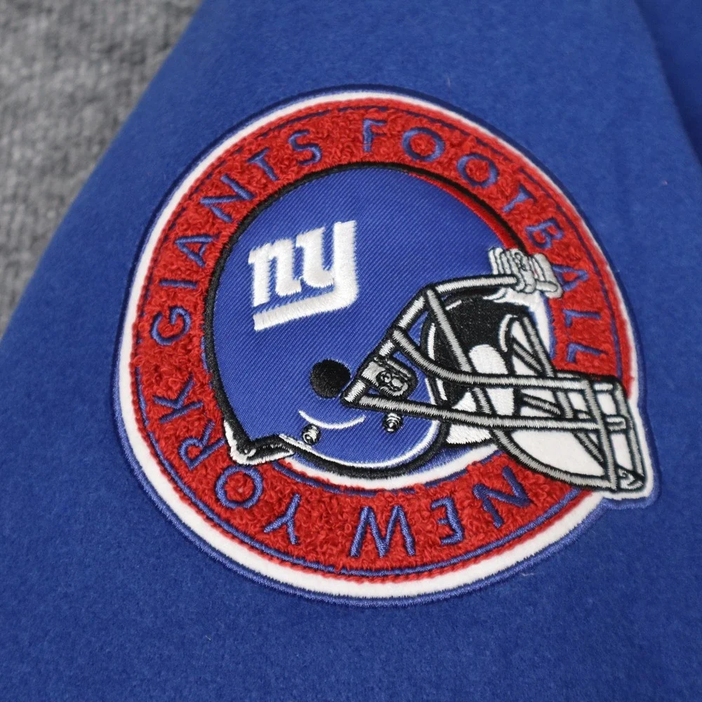New York Giants Men's Varsity‎ Jacket NFL Team Apparel Large